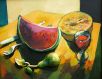 Still-life with melon