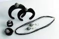 Necklet, bracelet, ring, ear-ring collection 